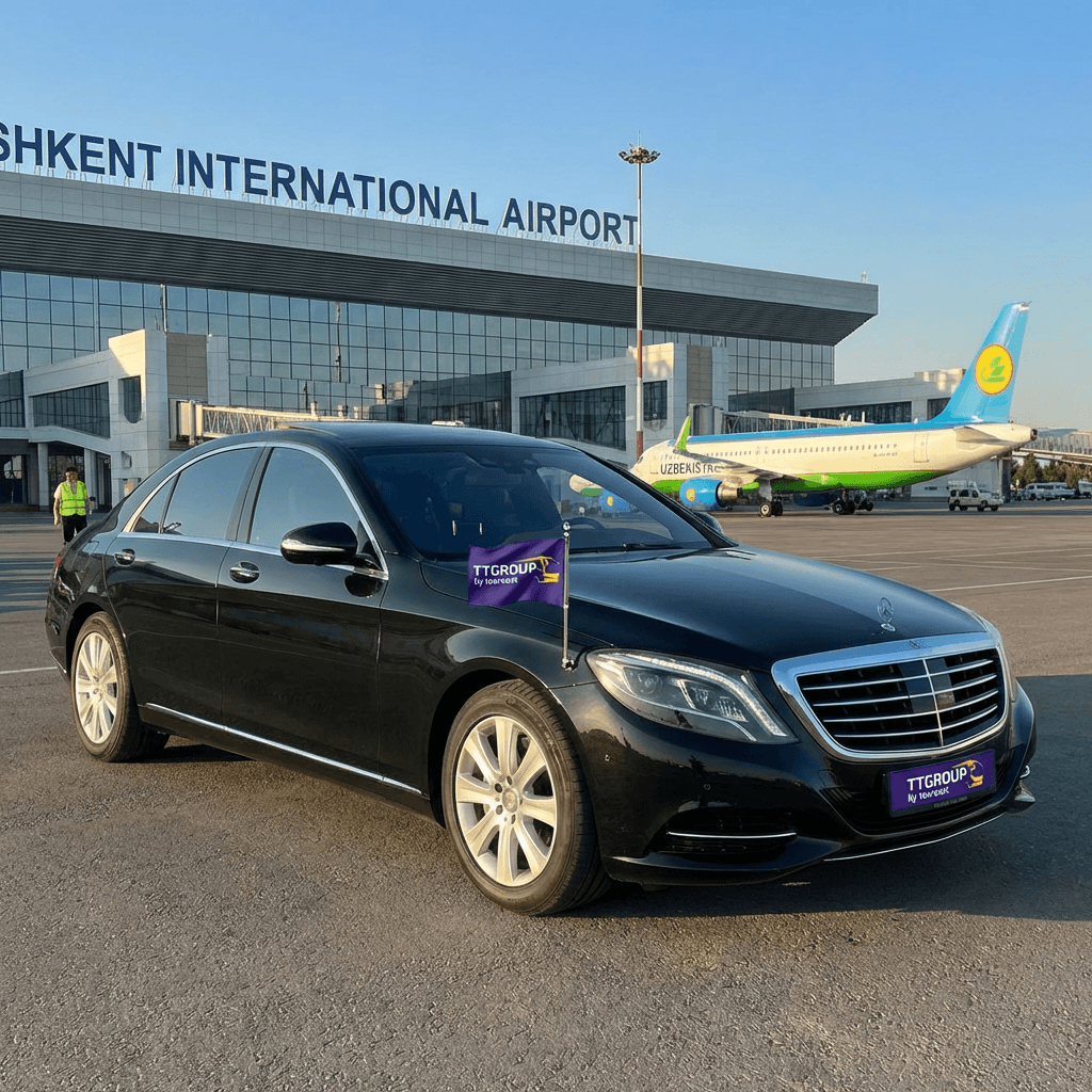 Площадь Регистан в Самарканде.